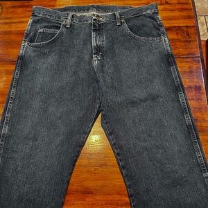 Wrangler Men's Dark Blue Straight Jeans 36x30